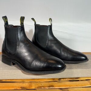R.M. Williams Black Leather Boots